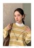 No Return: Women's Korean Style Striped Loose Sweater - Comfortable Casual Top