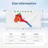 Flag of Eritrea Beach Towel Soft Microfiber Quick Dry Absorbent Quick Towels For Bath