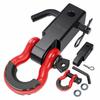 Tow Hitch Receiver with Secure Hardware Compact for Jobsite, SUV Drivers