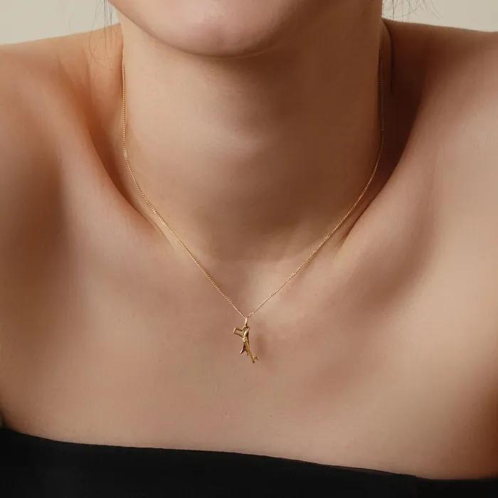 Clé levant-Série Necklace ENOF006PL