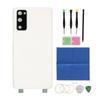 Back Cover Glass Replacement with Pre Installed Camera Frame and Tape Repair Tool Kit for Samsung for Galaxy S20 FE 5G