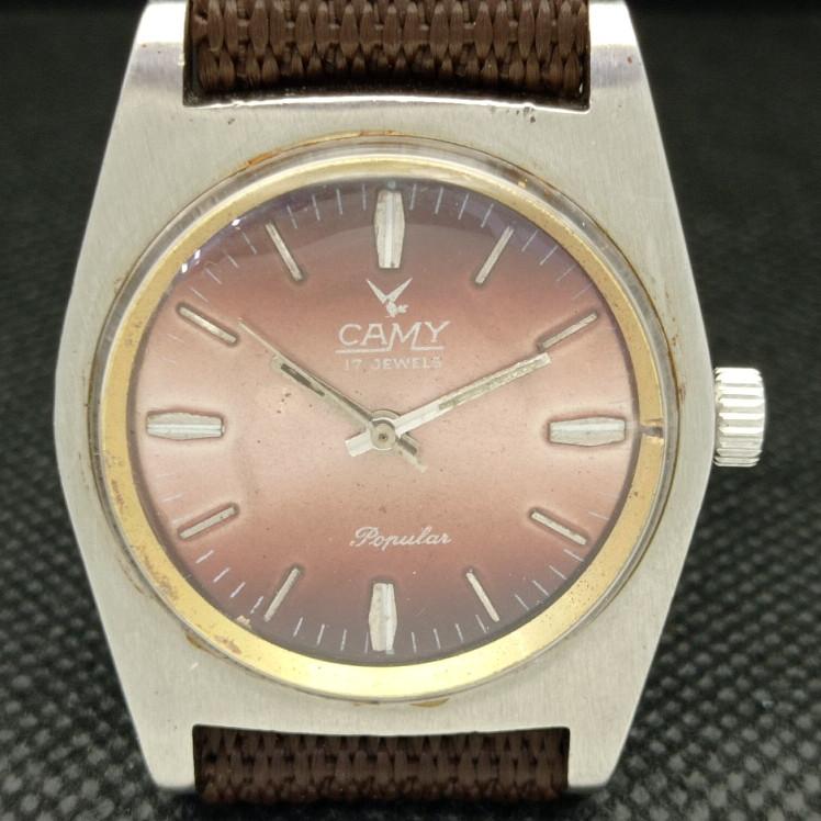 

ВОССТАНОВЛЕННЫЕ МУЖСКИЕ НАРУЧНЫЕ ЧАСЫ CAMY SWISS a314311-1 Sku606-a314311