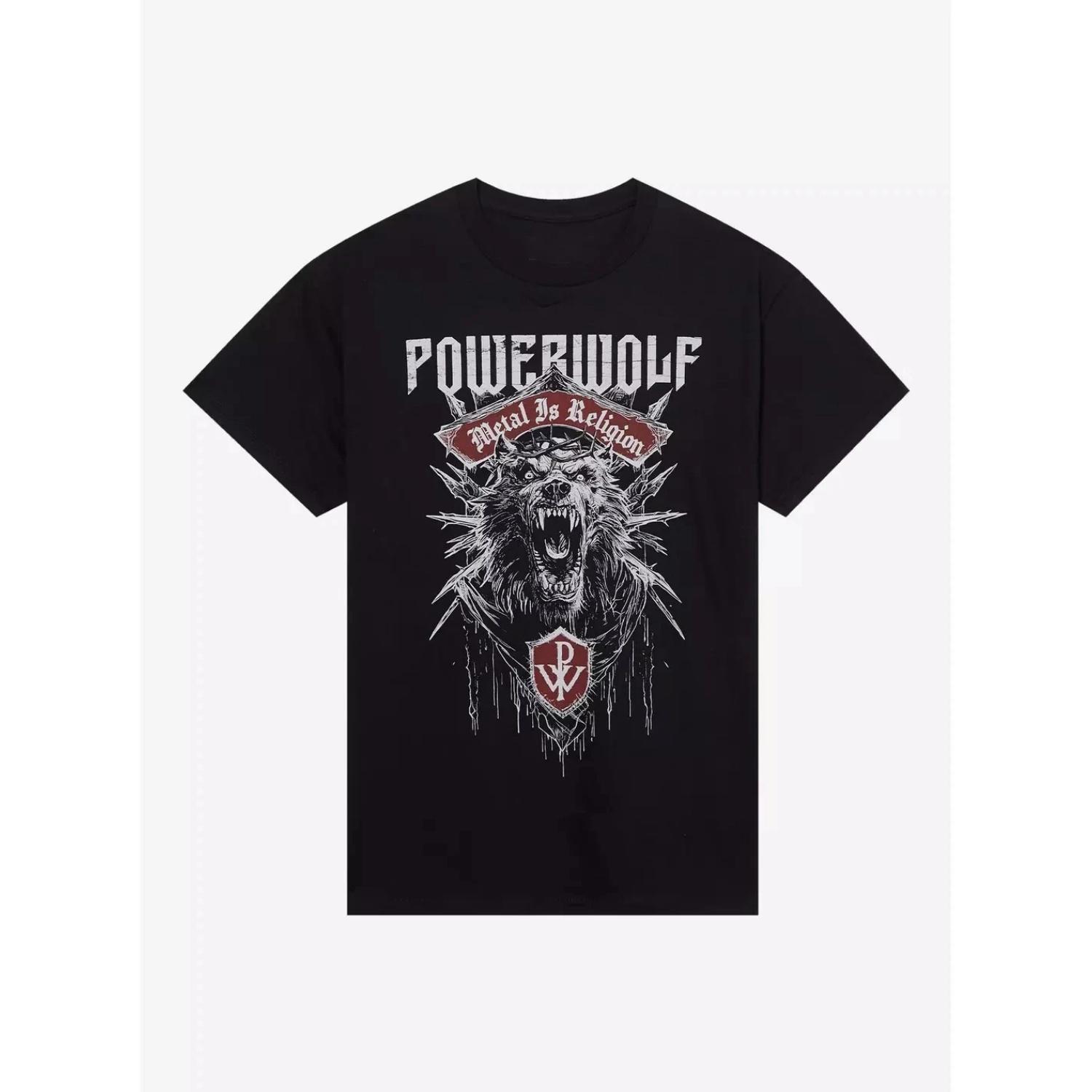 

Powerwolf Metal Music Religious T-shirt Is Suitable for Fans, Both Men and Women, with A Style That Is Suitable for All Seasons XXXXXL чорний