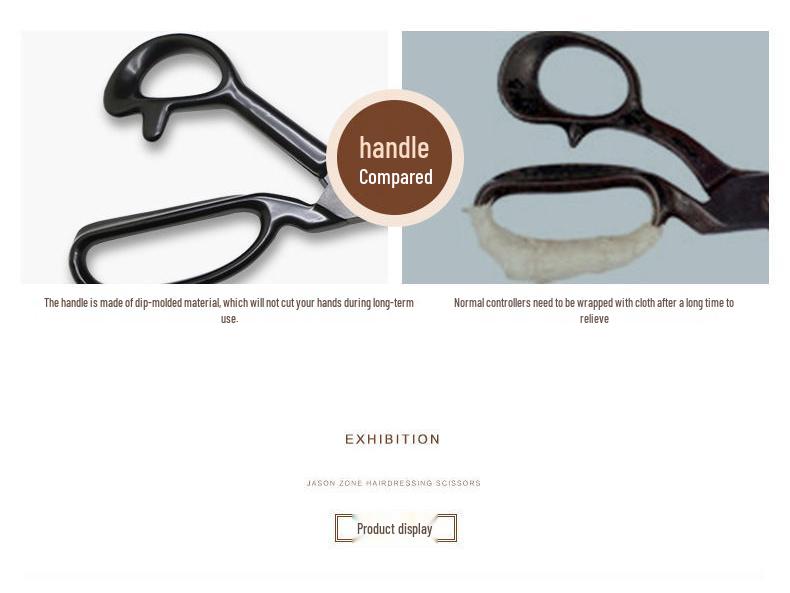 Handmade Manganese Steel Tailor Scissors - Large Household Fabric & Clothing Cutting Scissors