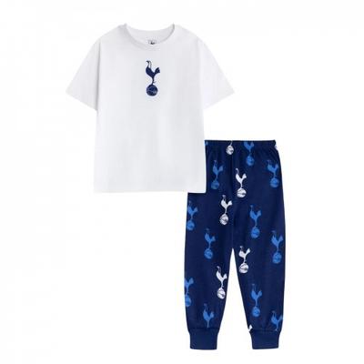 Boys Crest Short-Sleeved Long Pyjama Set