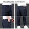 Jeep Men's Loose Straight-Leg Business Casual Trousers