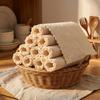 5Pcs/Set Natural Loofah Fiber Dish Cloth 25x25cm Non-stick Oil Kitchen Cleaning Towel Super Absorbent Scouring Pad Reusable Rag