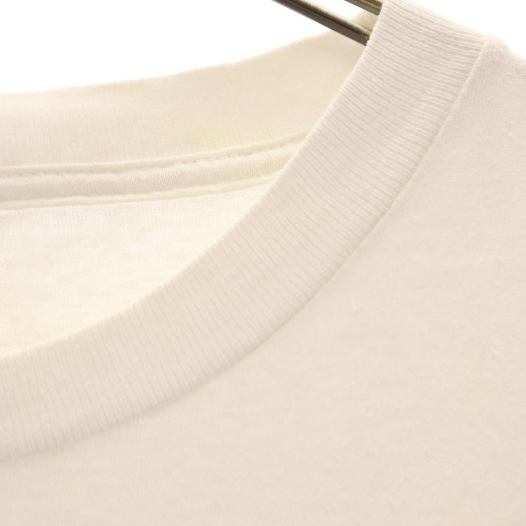 NORDISCH 90er Altes Kurzarm-T-Shirt M Weiß Einzelnaht Herren Gebraucht