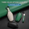 Genuine Leather Car Key Case Cover Key Bag For Byd Han Ev Tang Dmi Song Pro Qin Plus Dolphin Yuan Protect Set Car Accessories