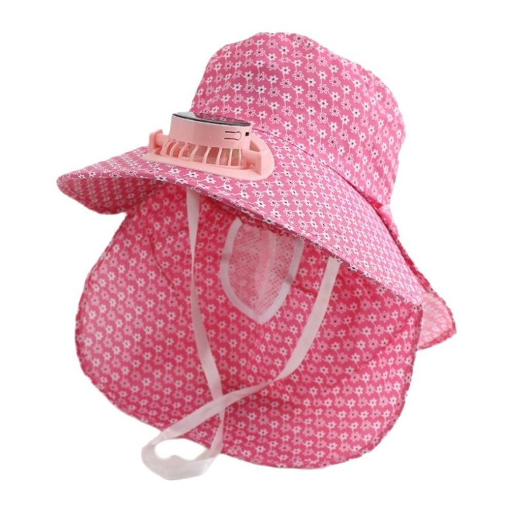 USB Charging Sun Cap Anti-UV Cooling Fan Hat Sunscreen Cap Fisherman Hat  Summer Season