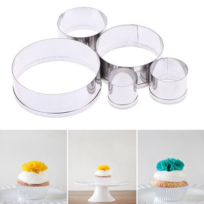 5Pcs Diy Round Polymer Clay Cutter Molds Pottery Ceramic Cutting Mould Tool
