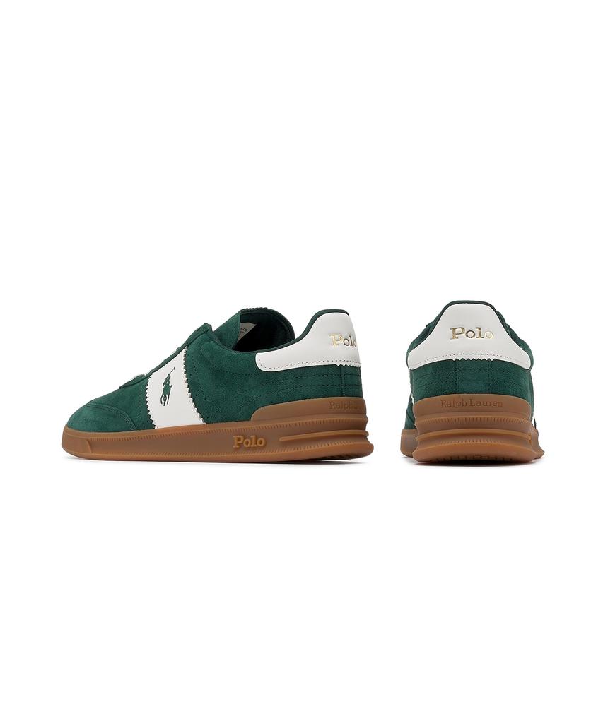 Polo Ralph Lauren Heritage Aera Suede Sneakers - Medium Green