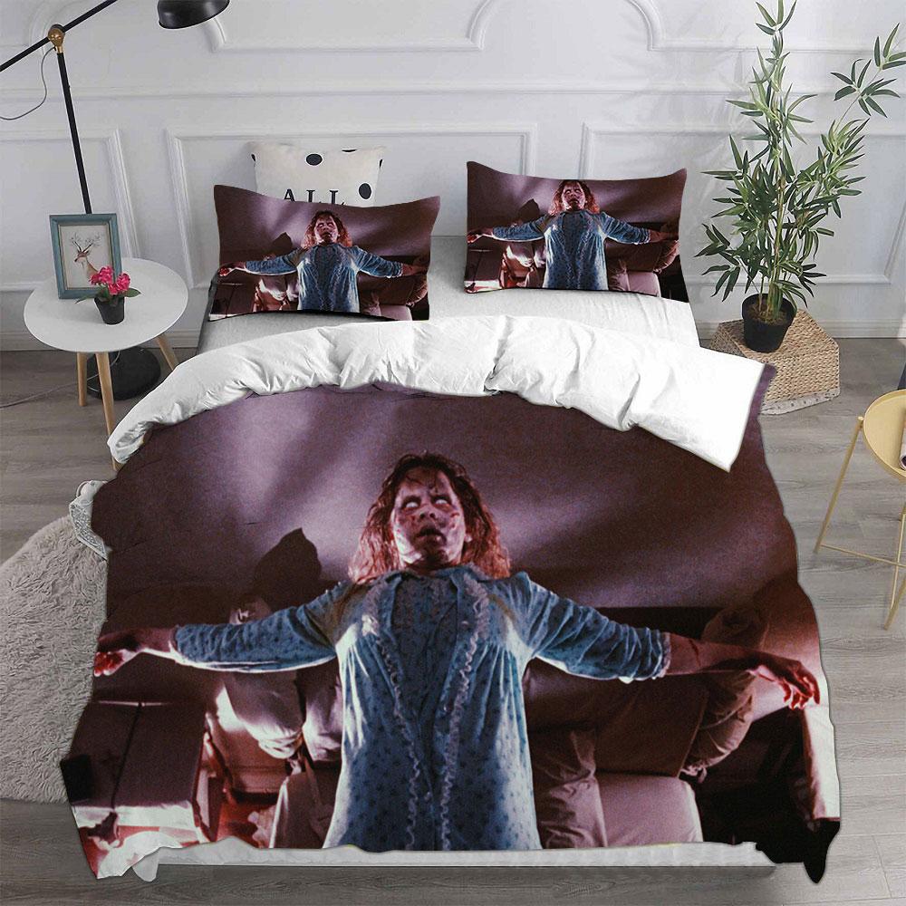 The Exorcist (1973) Bedding Sets Comforter Quilt Bed Cover Duvet Cover Pillow Case 2-3 Pieces Sets Kids Adult Size