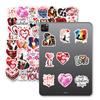 50 PCS LOVE Couple Stickers - Romantic Valentine Decals for Phone Case, Suitcase, DIY Gifts