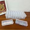 1 Set Crafts Beads Jewelry Accessories 4/6/8/12 Grids Adjustable Transparent Rectangular Storage Boxes With Dividers