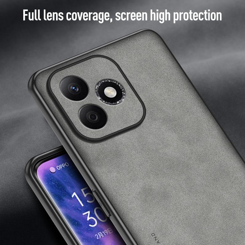 Retro Leather Skin Feel Case For Honor X8D HonorX8D Shockproof Matte Silicone Soft Case Cover