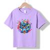 XH30 MINISO 2026 Sommer Neues Bedrucktes Baumwoll-T-Shirt mit Rundhalsausschnitt für Kinder von 1-16 Jahren, Jungen und Mädchen
