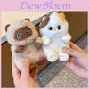 Plush Cat Keychain With Pp Cotton Filling For Collectors And Gift Giving