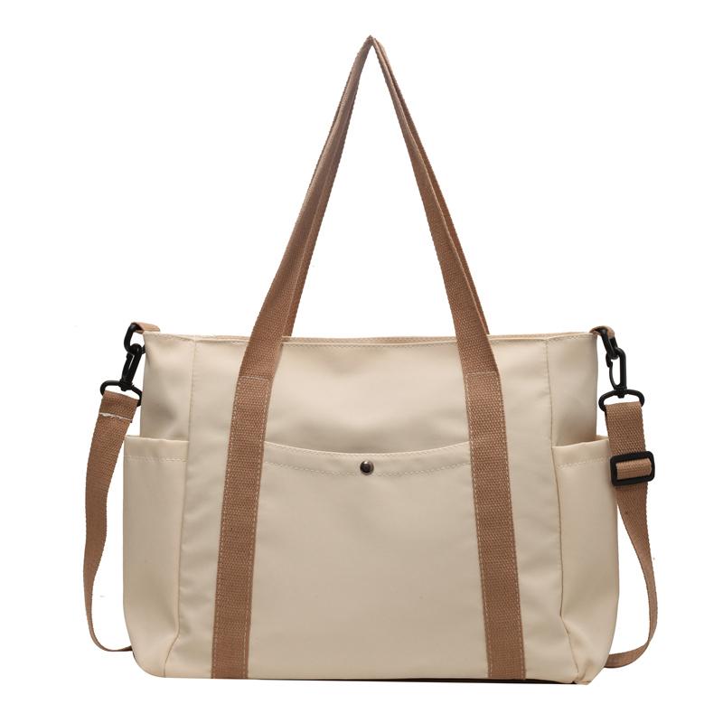 

Большая вместительная сумка для мамы Сумка через плечо через плечо бежевый