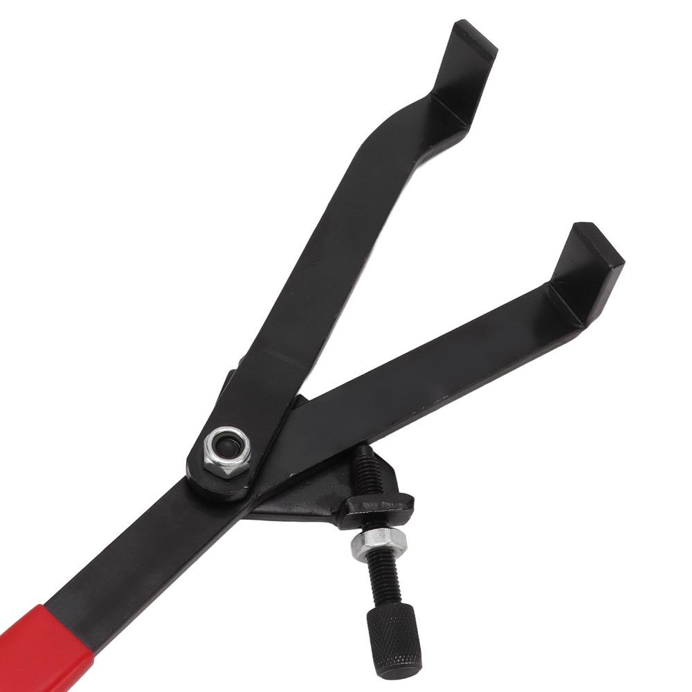 Adjustable Clutch Holder Wrench Carbon Steel PVC Grip Flywheel Holder Spanner Universal 68-125mm Flywheel Sprocket Wrench