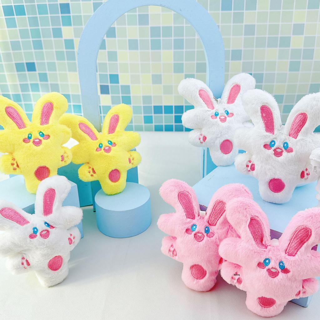 Charming Plush Rich Rabbit Keychain & Backpack Accessory
