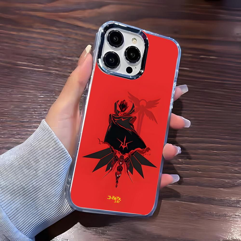 Anime Logo Code Geass Phone Case For IPhone 17 Pro Max 16 15 14 Pro Max IPhone 13 Pro Max 11 Plus Transparent Cover