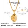 Stainless Steel Photo Box Necklace Light Luxury Niche Clavicle Chain Valentine's Day Titanium Steel Ring Jewelry