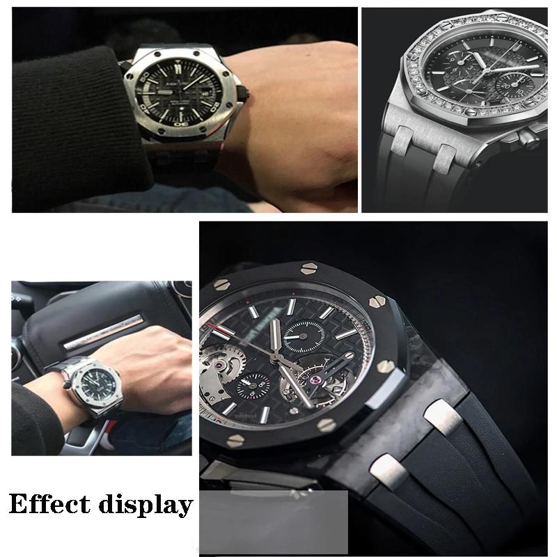 For Audemars and Piguet Royal Oak Strap Original AP 15710 26470 Silicone Rubber Sport Watch Strap 28mm Watchband Accessories