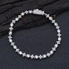 Hip Hop 6mm Star Zircon Tennis Chain Men's Bracelet Light Luxury High-end Jewelry Accessories