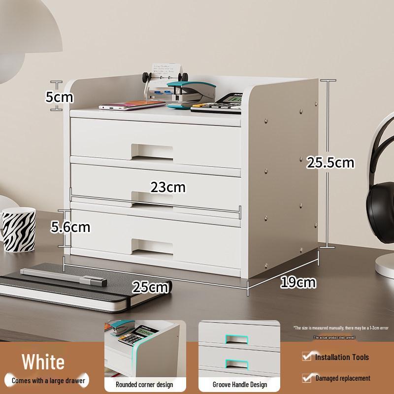Desktop Monitor Stand with Storage Drawer
