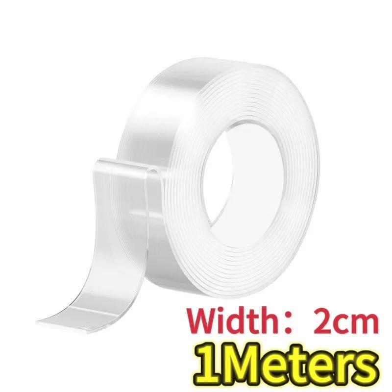 

1/2/3/5 м Нано Лента Двусторонняя Прозрачная Лента NoTrace Многоразовые Водонепроницаемые Прозрачные Клейкие Ленты Очищаемые Домашние Инструменты