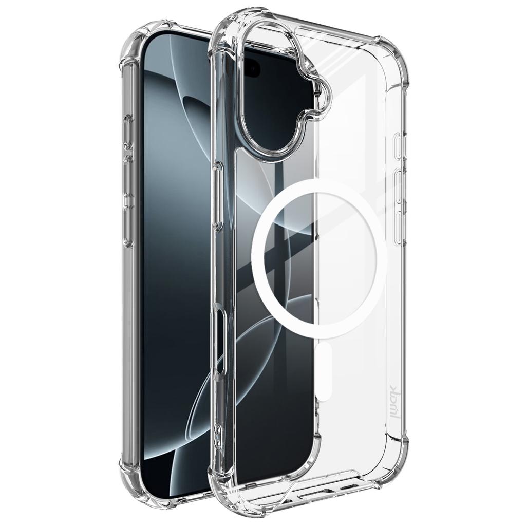 For iPhone 17 Pro Max Phone Case IMAK Shock-resistant Soft Space Magnetic Case