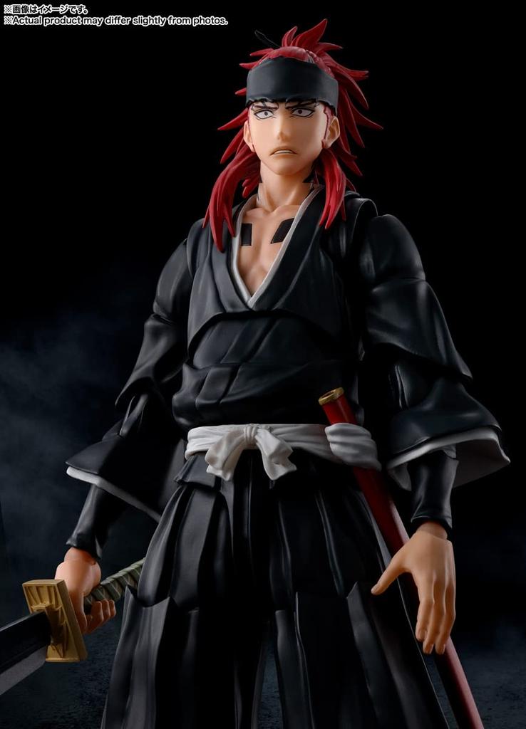 Tamashii Nations S.H. Figuarts Bleach Renji Abarai 155mm Movable Figure Thousand-Year Blood War Arc ABS PVC Painted