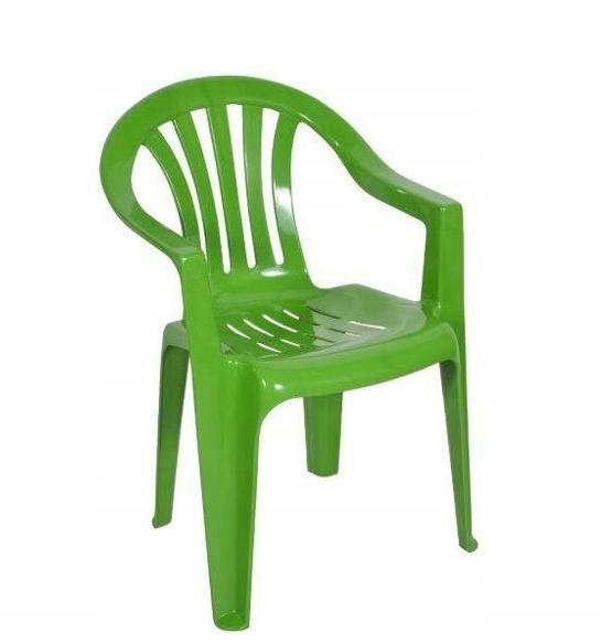 Zelená plastová zahradní židle Zircon
