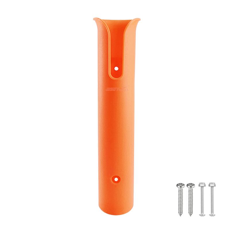 Single Barrel Plastic Fishing Rod Holder for Kayak or Boat