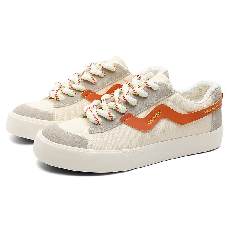 

Fashionable Men s Trendy Board Shoes Canvas Sports Shoes Men s Outdoor Travel Shoes 44 оранжевый