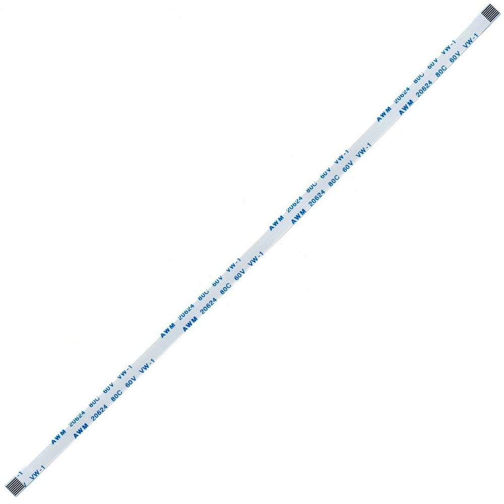 8PIN AWM VW-1 20624 80C 60V FFC FPC Flexible Flat Cable Type A Same Side (Pitch:0.5mm, Length:150mm)