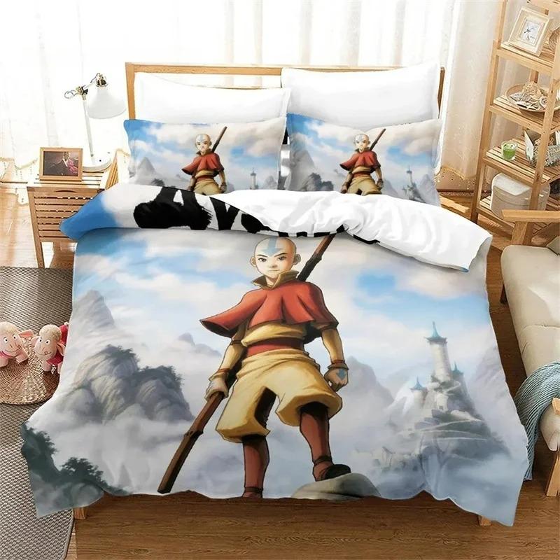 

Comforter 3D Print Anime Avatar The Last Airbender Bedding Set Bedroom Soft Modern S Comefortable Quilt Comforter (quilt)-EU Single(135*200cm)3pcs