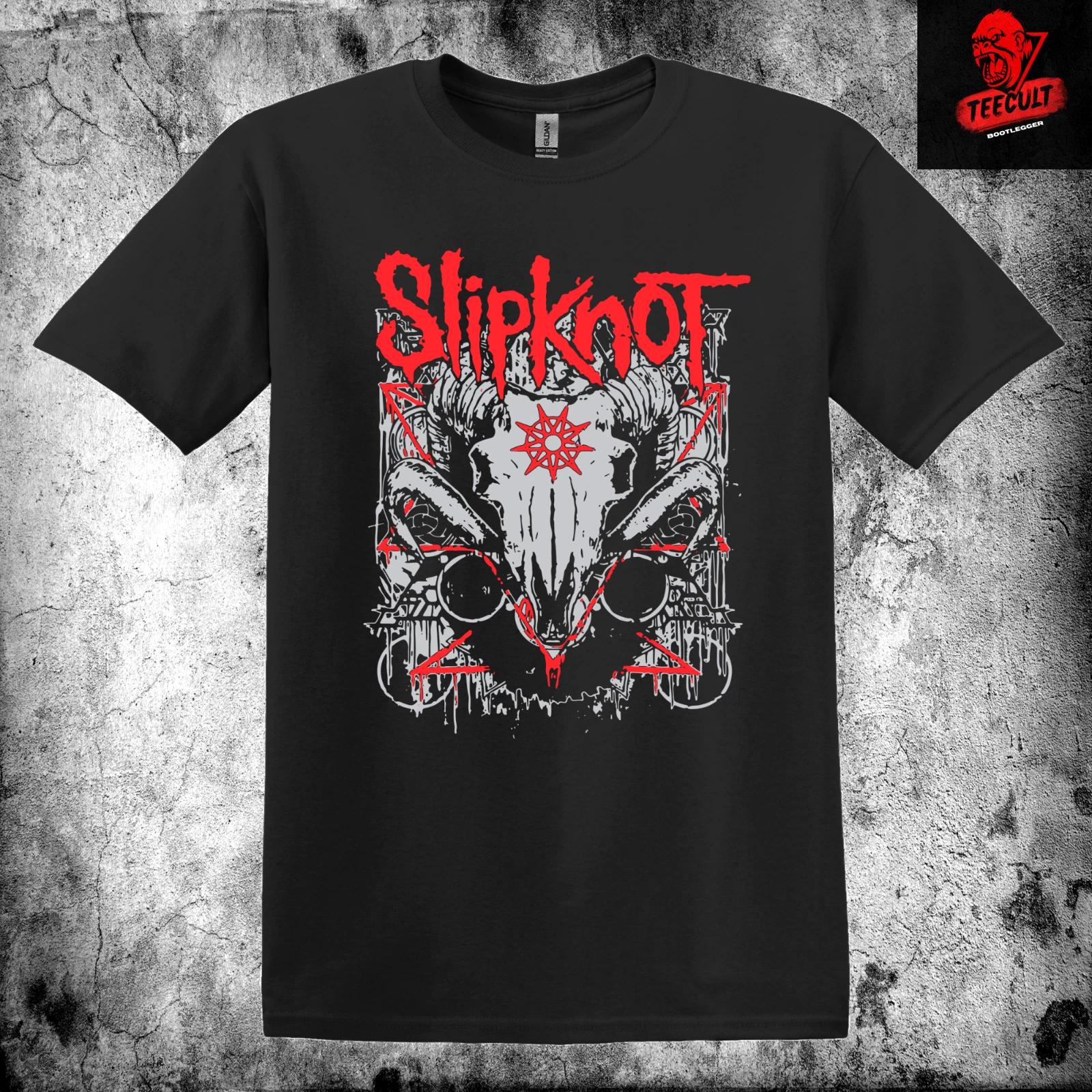 Men s and Women s T-shirts Slipknot Metal Rock Band Tee Unisex Heavy Cotton XS