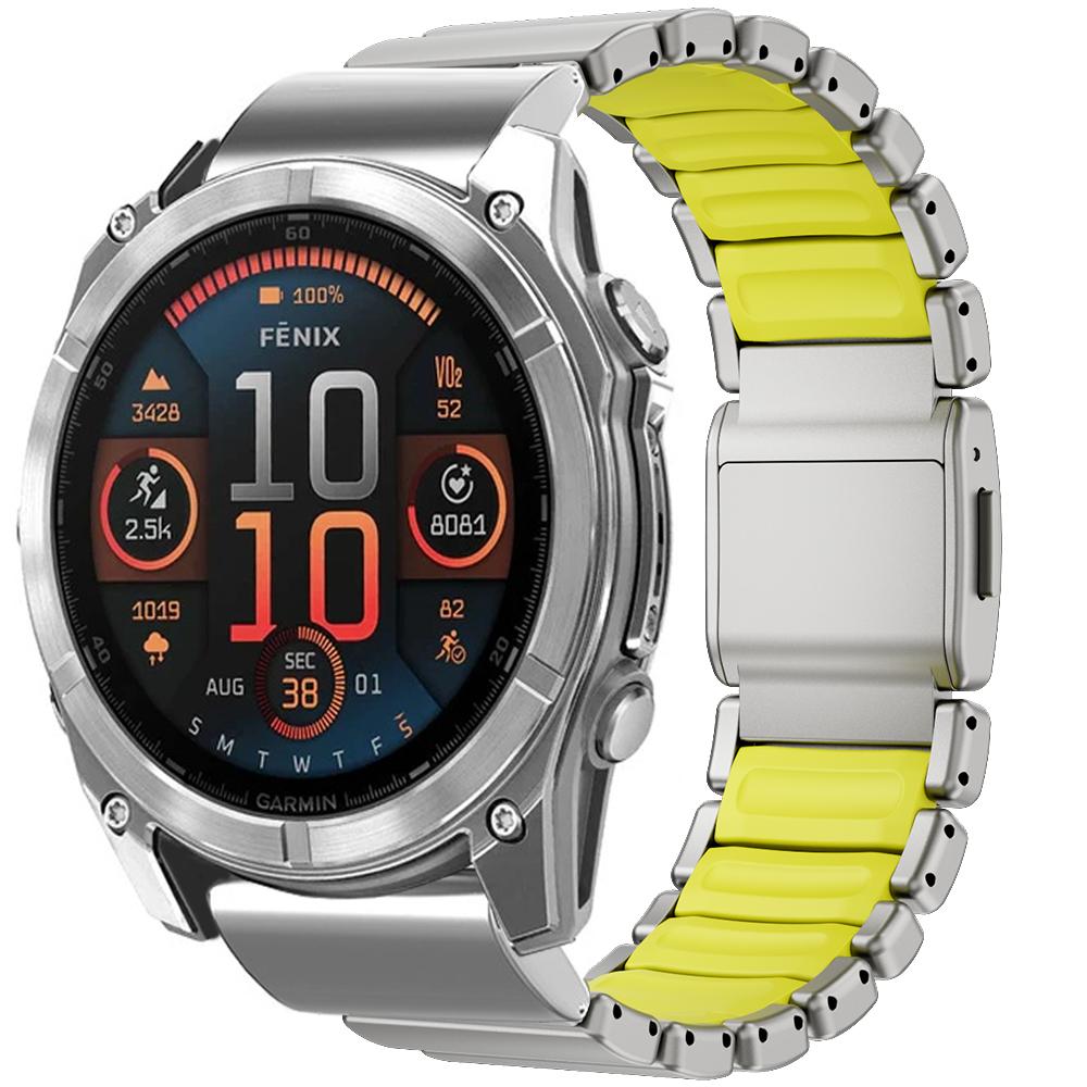 26mm Titanium Band for Garmin Watch Enduro 3 2 Fenix 8 7X Pro 51mm Fenix 6X Luxury Man Strap for Garmin Tactix 7 Pro Watchband