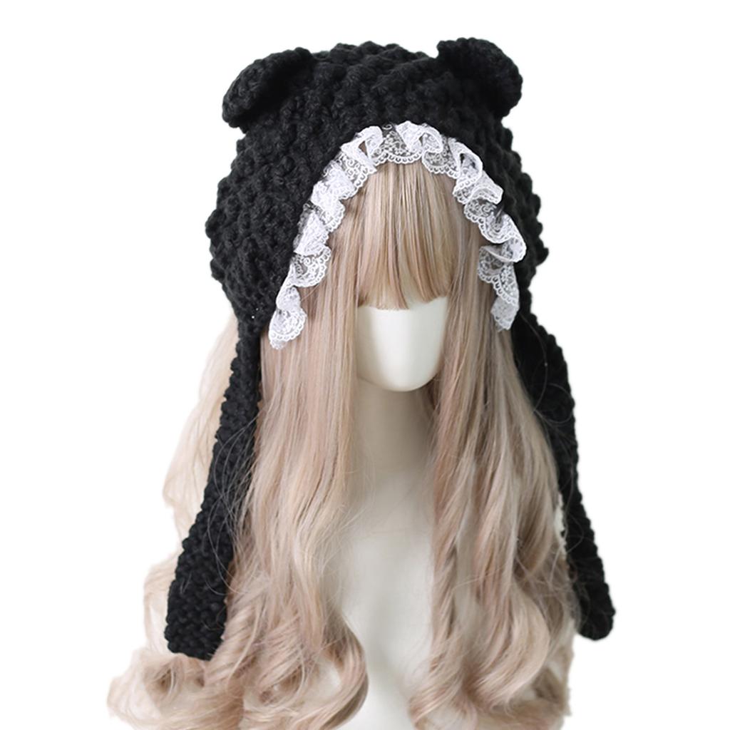Buy Cute Cartoon Knitted Kitten Hat 