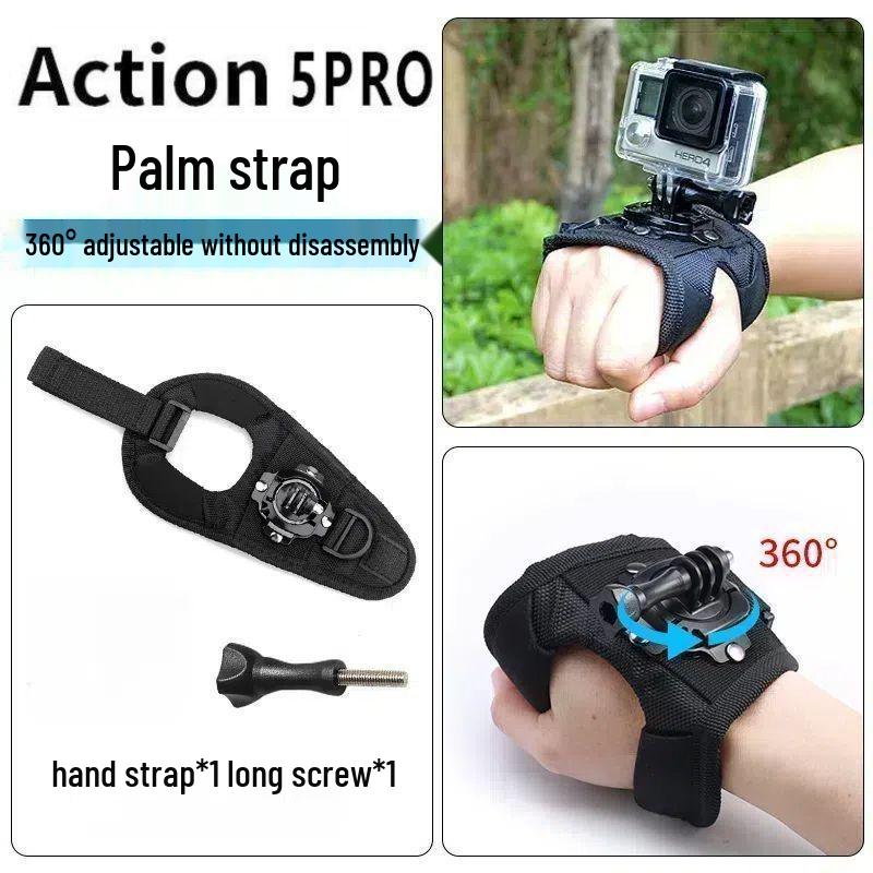 DJI Action5Pro/43 Camera Accessories: Chest Strap, Headband, Backpack Clip, Tempered Film, Helmet Strap