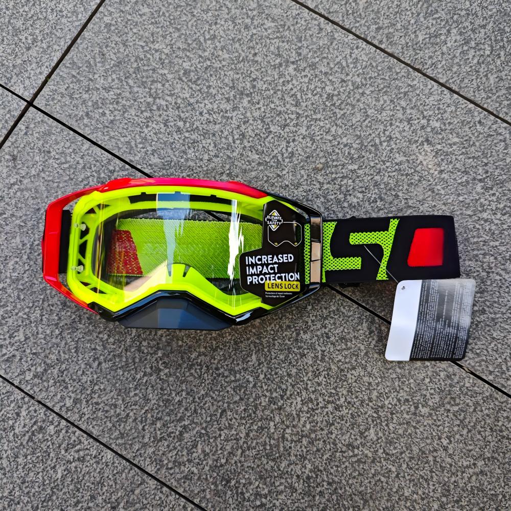 High-grade Banded Motocross Motorcycle Cross Goggles Windproof Dustproof Visor Replaceable Lenses Helmet Eyewear Riding Glasses