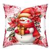 Christmas home decoration pillow cover Santa Claus Snowman Fawn print sofa cushion suite room decoration friend gift