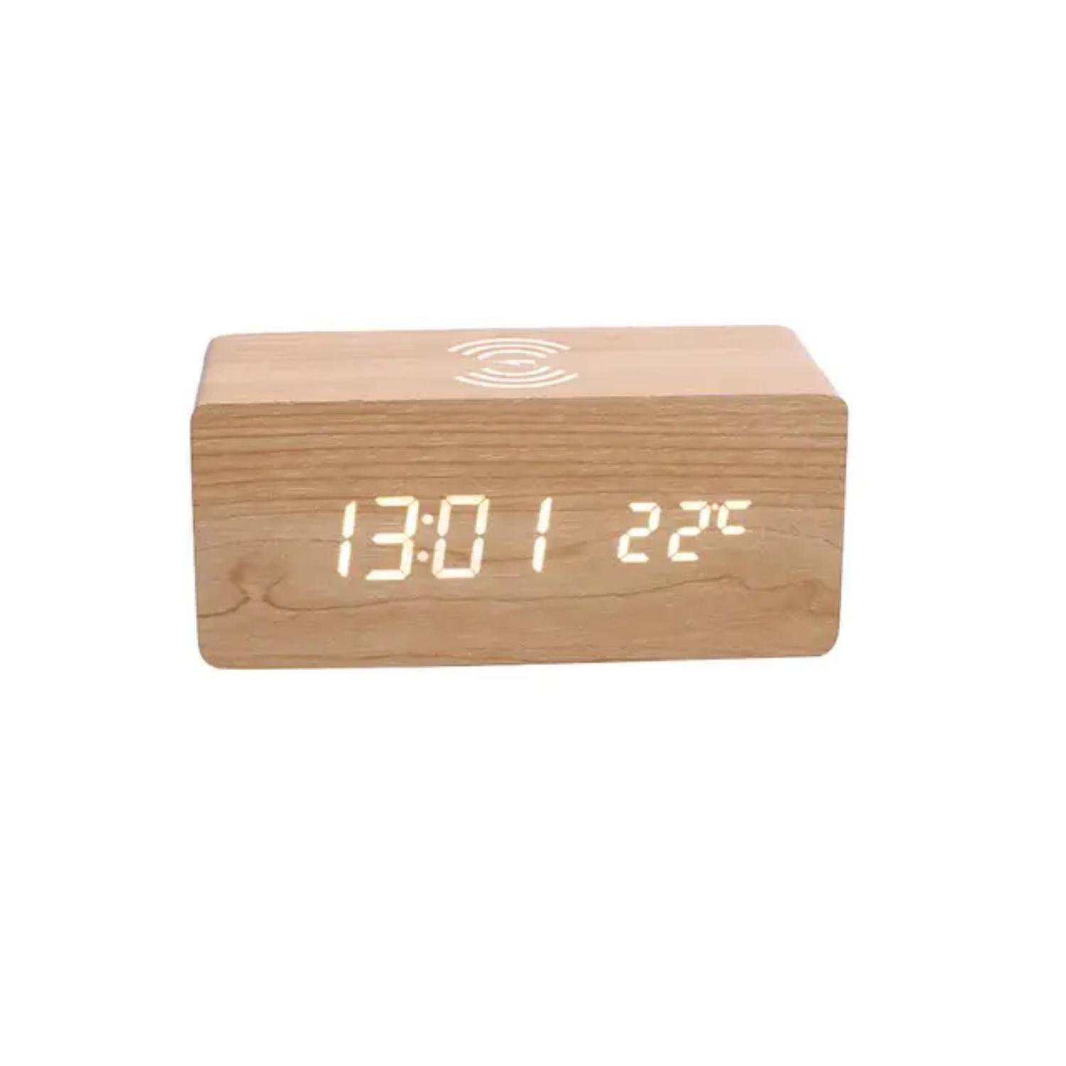 

Новый элегантный высококачественный деревянный будильник — украсьте свое пространство функциональностью и стилем. Произведите впечатление этими изысканными часами