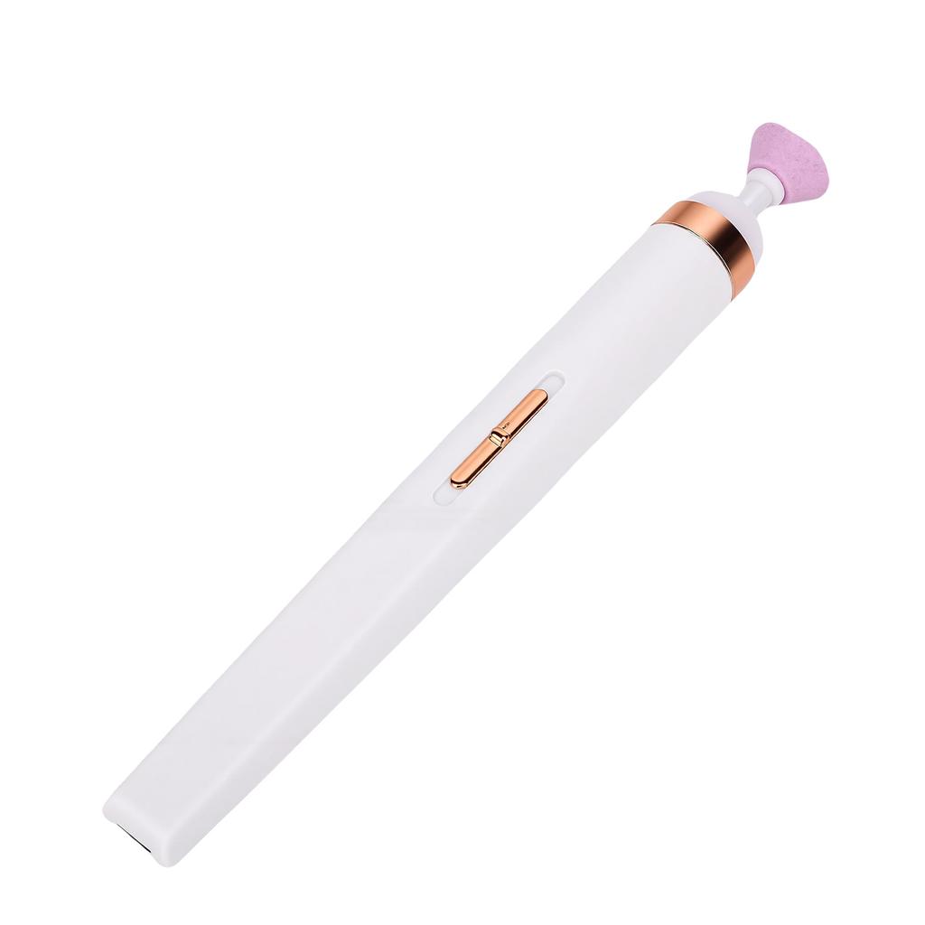 Electric Nail Drill Machine 4 Speeds USB 5 In 1 Nail Polish Remover Nail File Kit with LED Light White