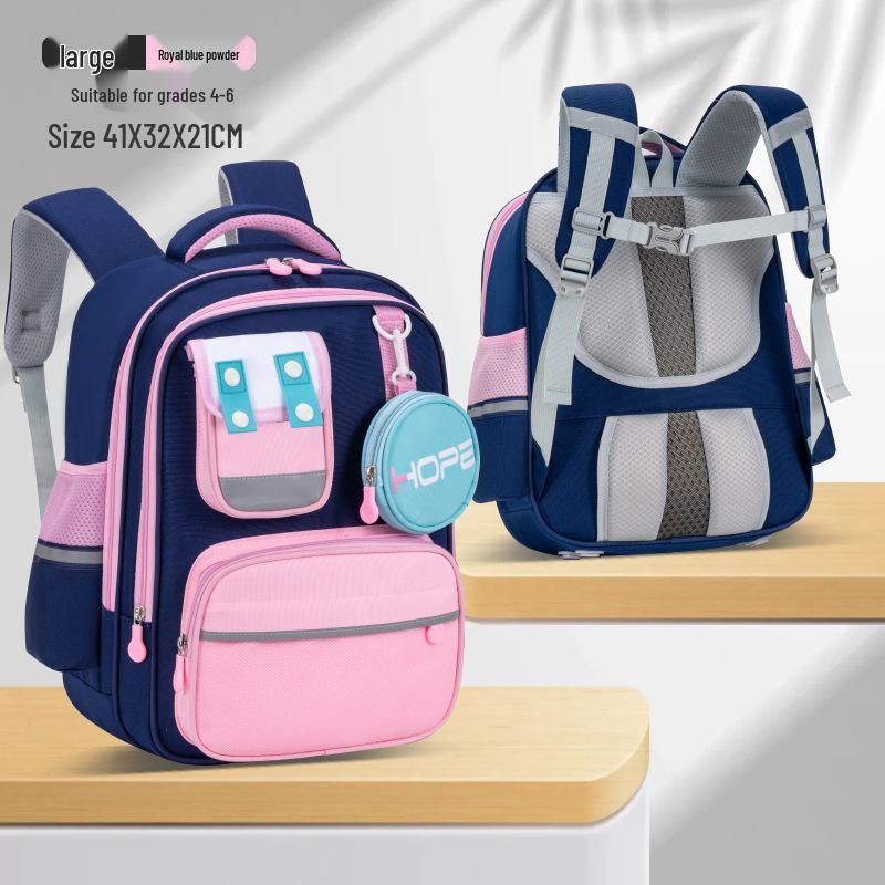 Anti-Fall Lightweight Backpack for Kids - Large Capacity, Grade 1-6
