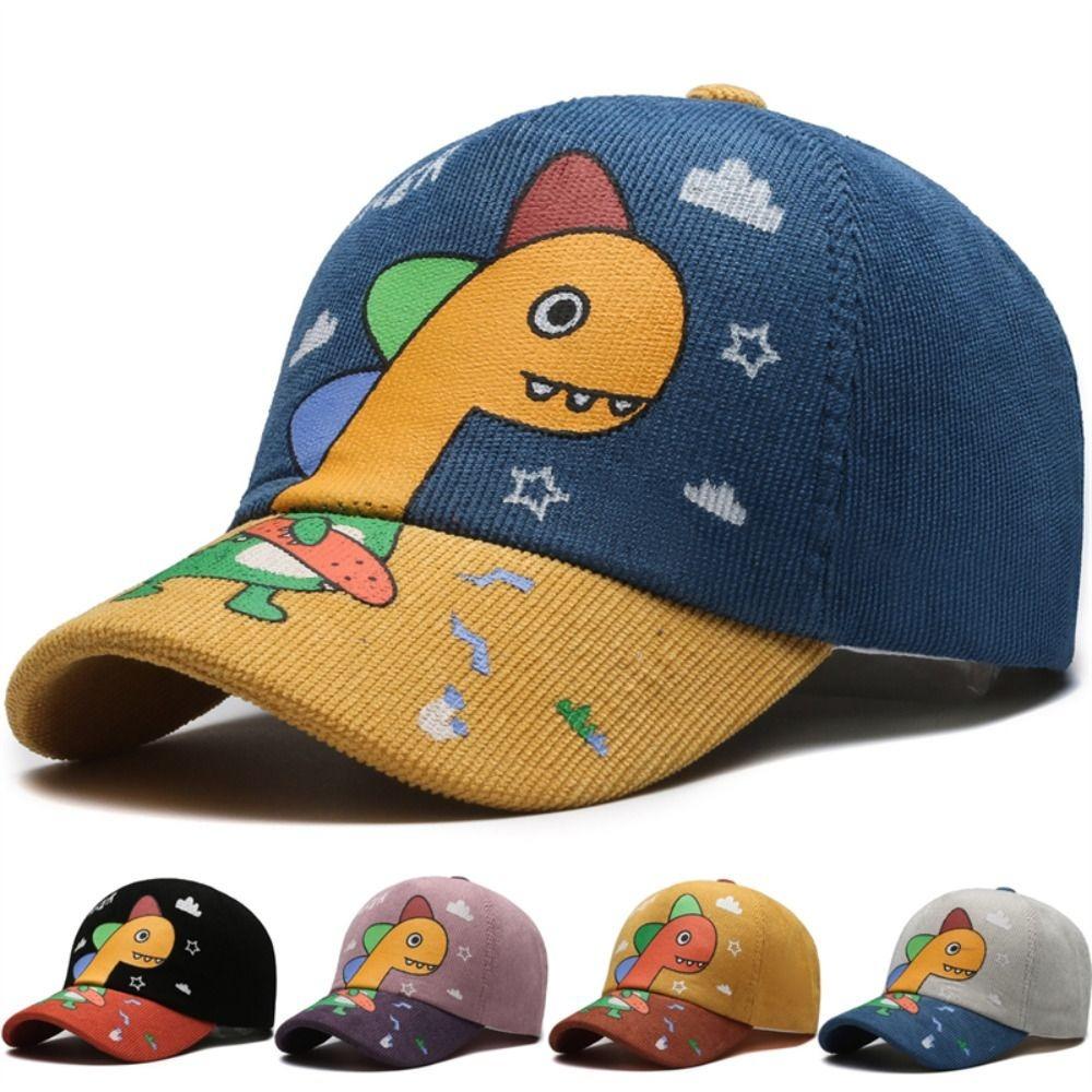 Little Dinosaurs Children's Hats Cartoon Baby Sun Hat Cute Kids Baseball Cap  Outdoor Activities