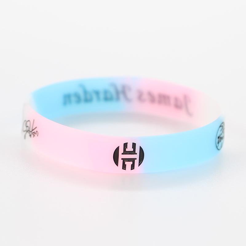 Thickened Luminous NBA Basketball Silicone Wristband: Harden, LeBron, Curry, Irving Edition