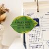 Special Shaped Sticky Notes Cross Border Leaf N Time Stickers with High Grade Sense and Strong Stickiness Leaf Memo Message